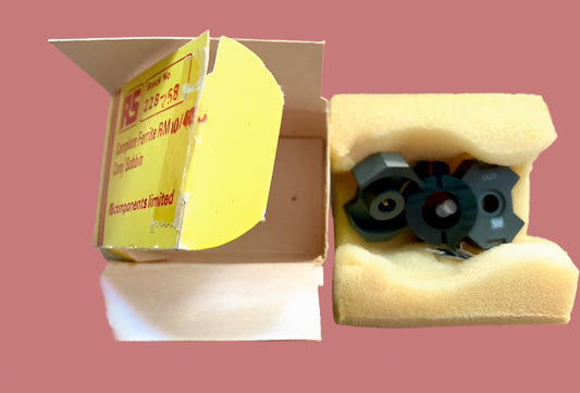 RADIOSPARES, RS, 228-242, FERROXCUBE, FERRITE, RM10/250, CORE/BOBBIN SET