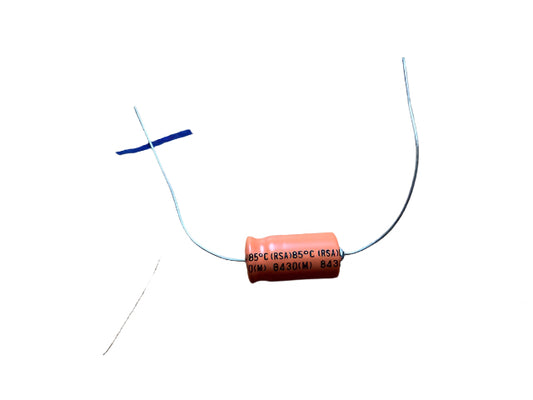 RS, RADIOSPARES, AXIAL ELECTROLYTIC CAPACITORS, 100uF @ 25V