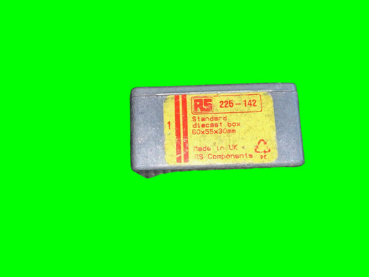 RS COMPONENTS, 226-142, Aluminium Case,60x55x30mm,  Aluminium Project Box