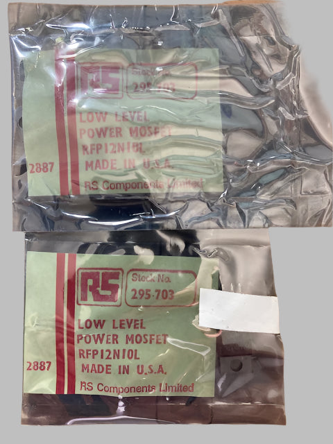 Onsemi, N-Channel MOSFET, 12 A, 100 V, 3-Pin, TO-220AB, RFP12N10L RS Stock No.: 295-703 Mfr. Part No.: RFP12N10L