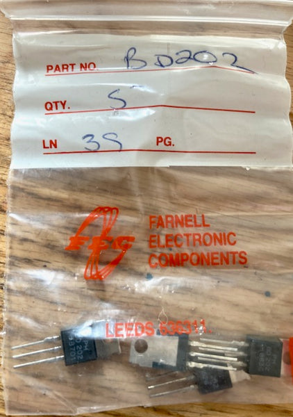 BD202, NPN, Transistor, TO220 , NXP Semiconductors