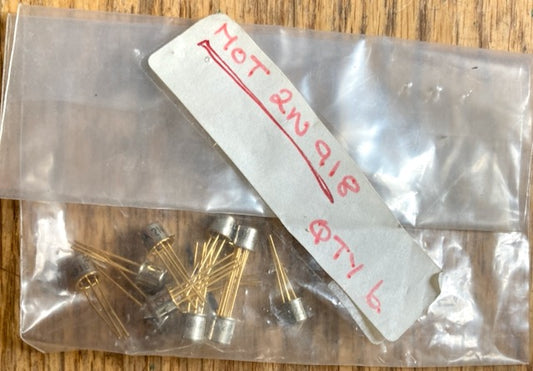 Motorola, 2N918, NPN, SILICON, RF TRANSISTOR