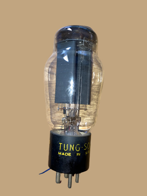 TUNG-SOL, 5Z3, BLACK BASE, 4 RIB CHARCOAL ANODES, WARTIME PRODUCTION