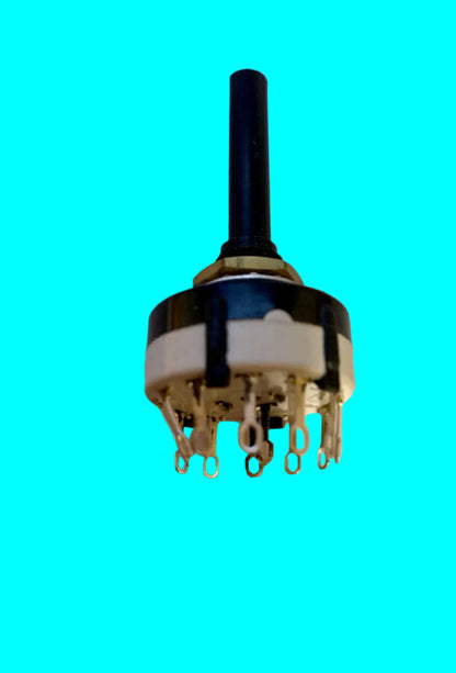 Lorlin, 12 Position SPST Rotary Switch, 150 mA @ 250 V AC, Solder Tab, RS Stock No.: 327-642. Mfr. Part No.: CK1034A