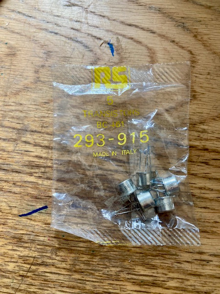 BC461, 2A 60V, 1W 50MHz, PNP, Bipola,r Transistor,  TO-39, Metal-Case, SGS-Thomson, RS 293-915