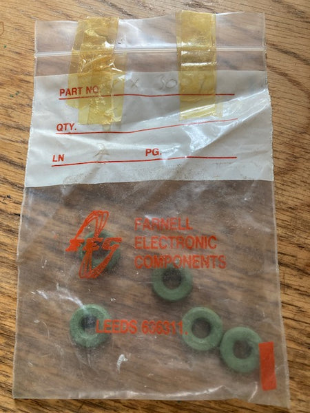 FX 3009, FERRITE RING, 13mm OD, 6.3mm ID, 3.2mm THICK