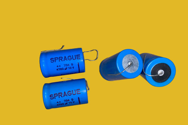 Sprague, Axial. Electrolytic, 4700uF 10V