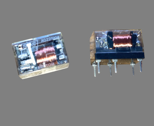 Relais SRS, DS1- ML2- DC5, PCB Relay, 2A 5VDC, SPDT, 2 COIL