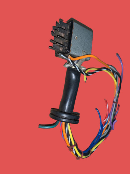 STAGGERED 12 PIN MALE, JONES PLUG, EDDYSTONE 730/4  SHORTING PLUG, YAESU PSU PLUG, ON CABLECopy)