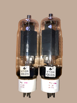 PT15 , MATCHED PAIR, GEC, VT104, SHAW PRE 45 PRODUCTION,, AS USED IN T1154