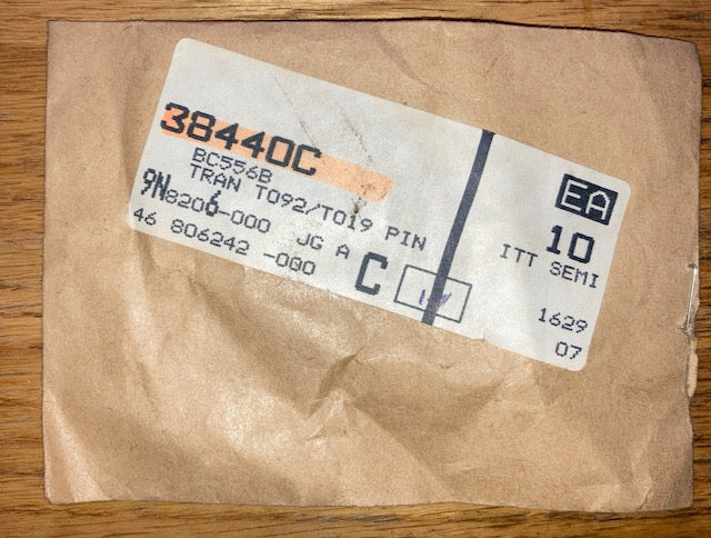 ITT, BC556B, PNP , Silicon Transistor, TO92, PACK OF 4