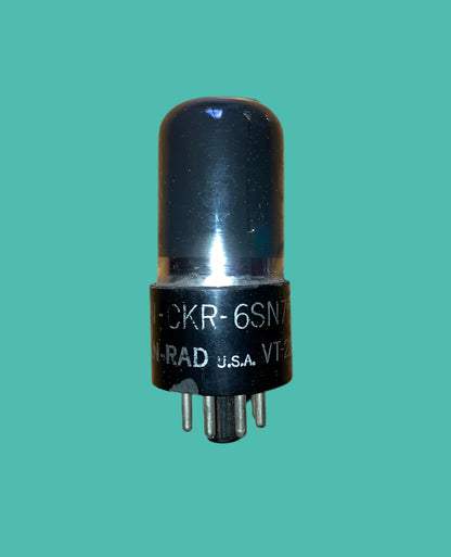 6SN7GT, VT-231 MILITARY JAN, KEN-RAD, COPPER GRID POSTS 6SN7
