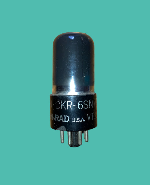 6SN7GT, VT-231 MILITARY JAN, KEN-RAD, COPPER GRID POSTS 6SN7