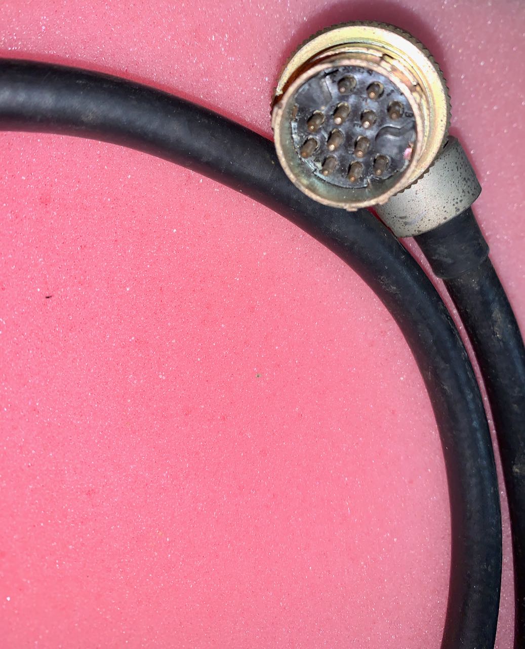 LARKSPUR, 12 Pin Male to 12 Pin Female,   CABLE ASSY, 2ft Length,