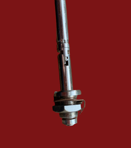 TELESCOPIC AERIAL, TELESCOPIC ANTENNA, NEW, VINTAGE, UNUSED, BASE DIA 6mm,  FITTING screw dia, LENGTH 55cm8mm
