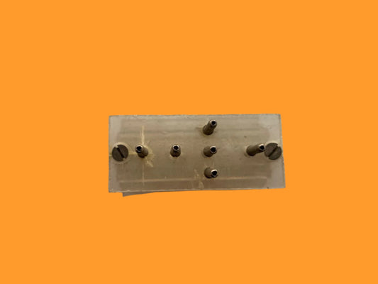DENCO, POLYSTYRENE FORMER, 6 PIN COIL FORMER, 50mm LENGTH, 28mm DIA,