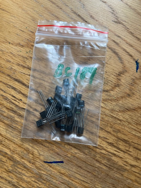 BC187, PNP, Small Signal Transistor, 25V 150mA, TO-92 Package, National Semiconductor