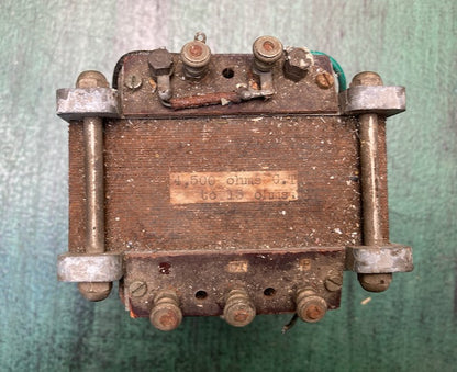 VINTAGE 1930S OUTPUT TRANSFORMER, CAST FRAME LIKE VORTEXION,  4500 OHMS, CENTRE TAPPED, TO 15 OHMS  2A3, 300B, PX4, EL34