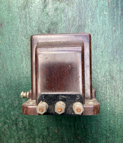 TELSEN, BAKELITE CASED, PENTODE OUTPUT CHOKE, 50/25H @ 20mA, 1931