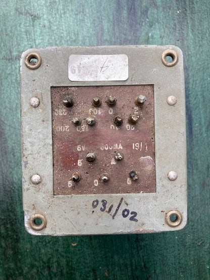 WODEN, FILAMENT TRANSFORMER, D31/02, 5 - 0 -5V @5A