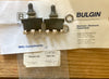 BULGIN, SX0782, NON LATCHING DPDT SWITCH, 10A @ 250VAC, WITH SILICON RUBBER BOOT, NX1030, NOS