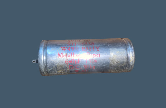HUNTS, 6uF @ 150V, AXIAL ,PIO CAPACITOR
