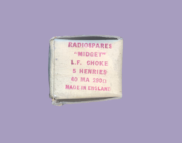 RADIOSPARES, RS ,MIDGET, LF CHOKE,  5H @ 40mA, 290R, NEW