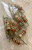 2K5, 2500R, 0.125W, Erie, Type 109, Carbon Resistors, High Stability,