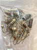 100R, 0.125W, Erie, Type 109, Carbon Resistors, High Stability,