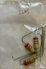 220R, 0.125W, Erie, Type 109, Carbon Resistors, High Stability,