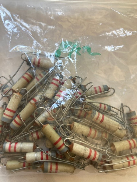 8K2, 0.25W, Erie, Type 108, Carbon Resistors, High Stability,