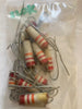 220K, 0.25W, Erie, Type 108, Carbon Resistors, High Stability,