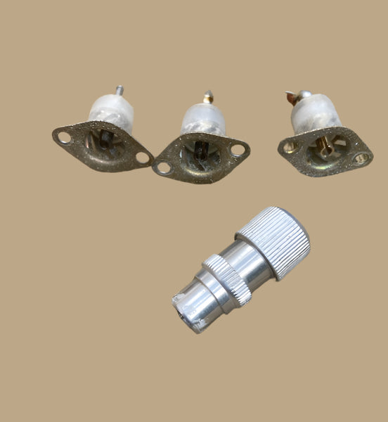 METAL, BELLING LEE, COAXIAL MALE PLUG+3 COAXIAL TV SOCKETS,