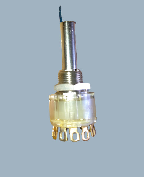 Elma Rotary switch, Type 01 Eyelets, 1 Wafer,  12 position, continuous, shaft dia 6mm, shaft length 18mm