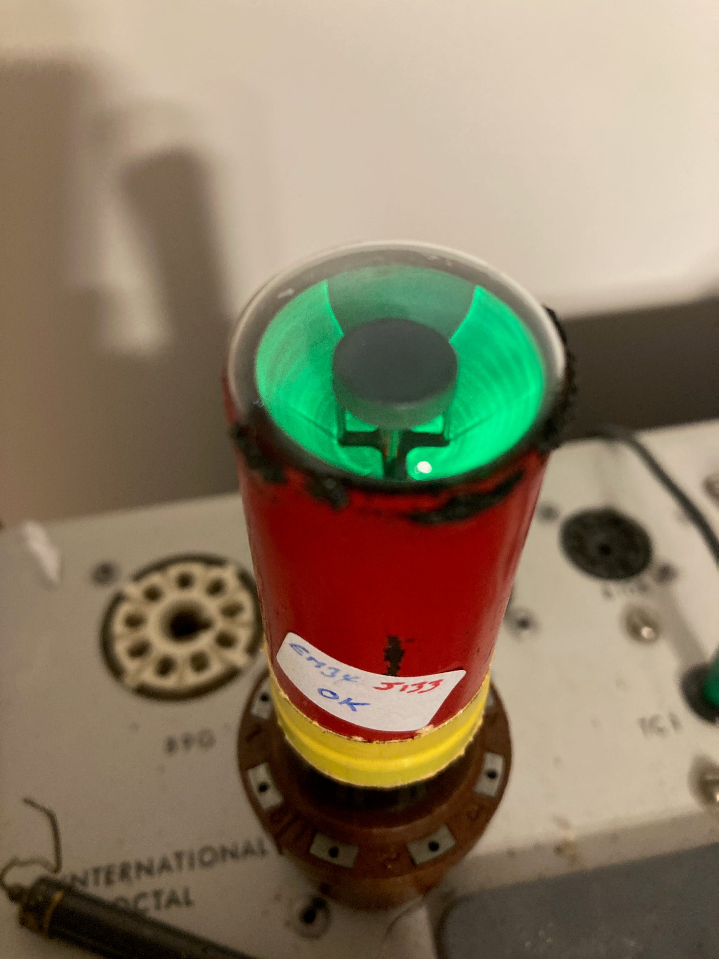 EM34, MULLARD, 64ME, 6CD7, 6M2, CV394, MAGIC EYE, GOOD DISPLAY, ADEQUATE BRIGHTNESS