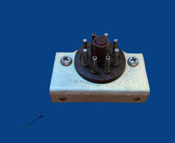 OCTAL PLUG, ON METAL CHASSIS MOUNT, MCMURDO, EX EQUIPT