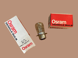 Osram, BPF 185, Pre-focus, P36S base with single filament and large glass, RH Drive, new boxed 1960s production