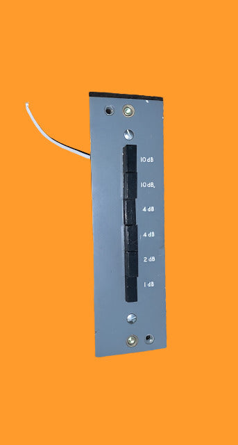 1-10dB, Latching Push Switch Panel, Believed to be Neotek Elan, Recording Console Product