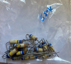 680K, 0.125W, Erie, Type 109, Carbon Resistors, High Stability,
