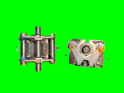 SILVER PLATED, EX MIL EQUIPT,  TUNING GANG, VARIABLE CAPACITOR, 80pF