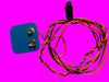 Battery lead with EM two pin gold plated plug,