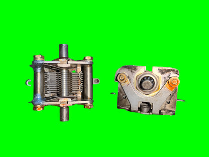 SILVER PLATED, EX MIL EQUIPT,  TUNING GANG, VARIABLE CAPACITOR, 80pF