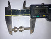 SET OF 6X, DAVIS & TIMMINS, BINDING POSTS NICKEL PLATED,  11mm HEAD DIA,  8mm KNURL HEIGHT, 12mm PILLAR  HEIGHT,  38mm STUD LENGTH,