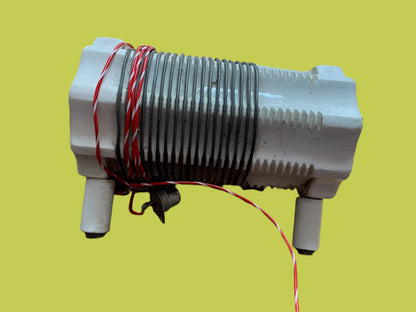 Eddystone, Frequentite, Ceramic, transmitting coil former, 5", Cat No: 1090 , Cat No: 1091