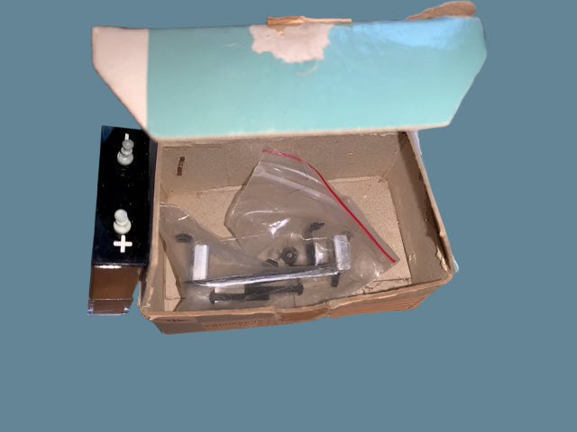 Brion Leroux, edge read meter, ammeter scaled 0 - 500UA, NEW BOXED, 1972 EX HARWELL AEA