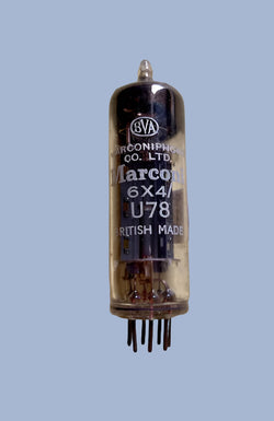 U78, MARCONI, 6X4, WHITE PRINT, DECEMBER 1960 BRITISH MANUFACTURE