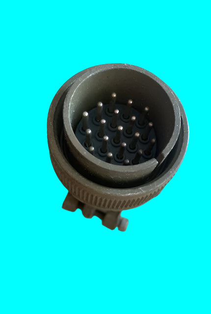 CANNON, ITT, CA-COM INDUSTRIAL CONNECTOR, 19 PIN, CA08COM-E22-14P, NOS