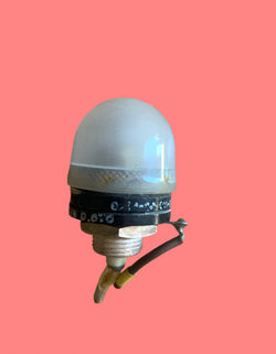 BULGIN, D676G, SPECIAL DUTY, SIGNAL LAMP,  WHITE OPAQUE GLASS LENS
