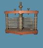 80pF, Air Dielectric Variable Capacitor,Brass Mounts, Aluminium Vaned,  Tufnol End Cheeks