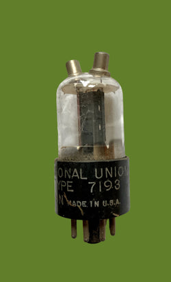 7193, NATIONAL UNION,  CV6, CV1135, ARP135, E1148, VT232, VR135,  DET20, NR80, WS19, 19 SET, B SET,